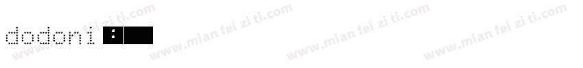 dodoni 明天字体转换